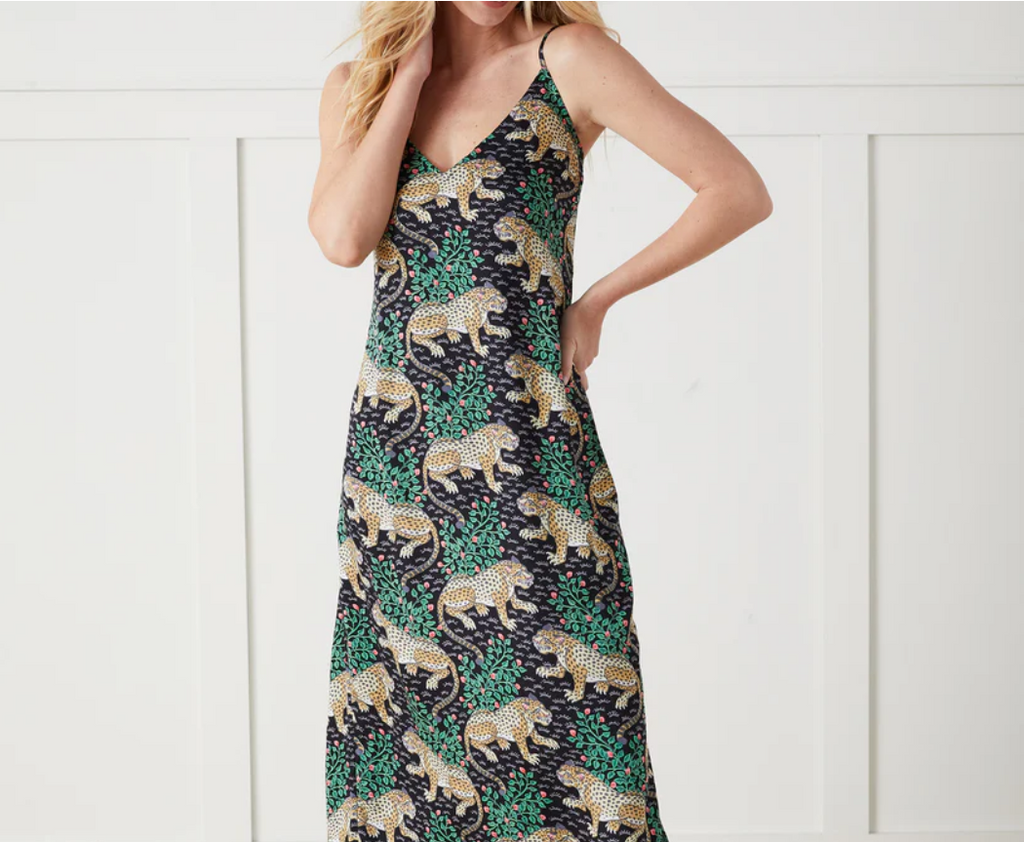 Eco Satin Chic to Sleep Nightie in Bagheera INK