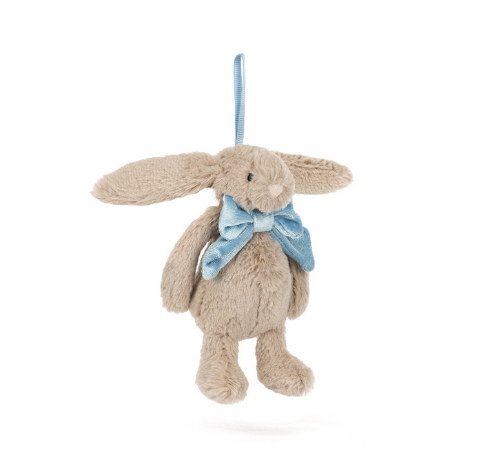 Bashful Beige Bunny Decoration