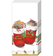Sweet Christmas Boots Pocket Tissue