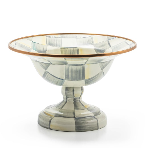 Sterling Check Small Compote