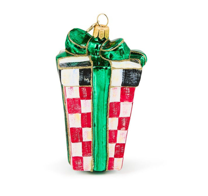 Check It Out Gift Glass Ornament