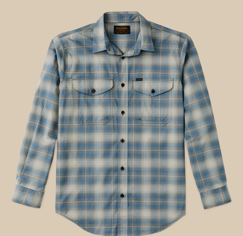 Twin Lakes Sport Shirt Blue Gray