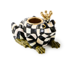 frog prince candle holder