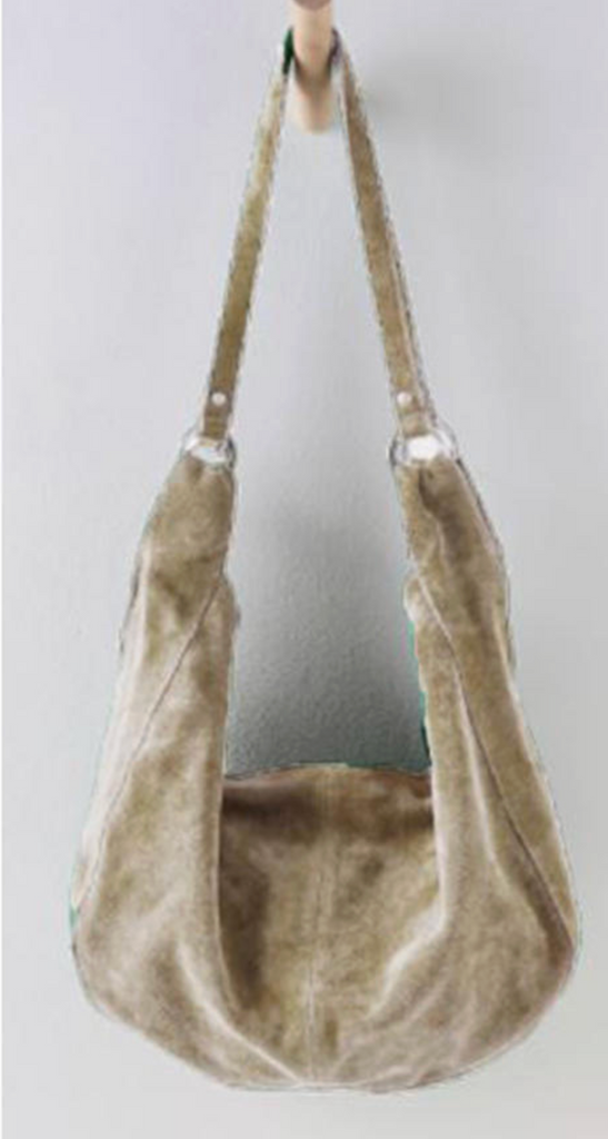 ROMA SUEDE TOTE / KHAKI