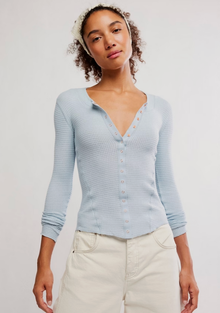 GOING PLACES CARDI / PEARL BLUE