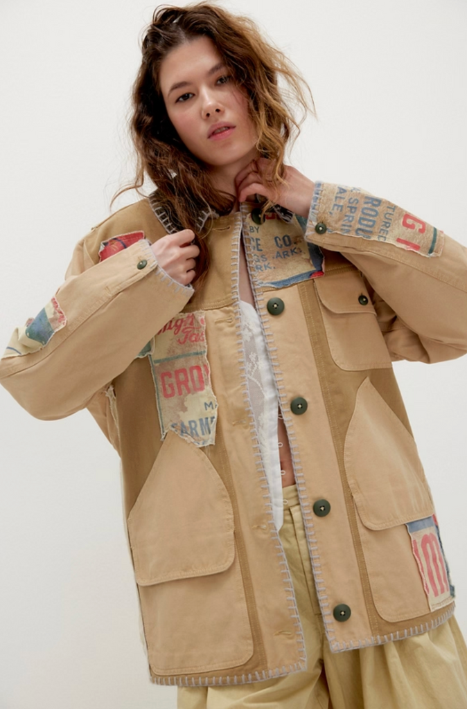 GARDEN TAMER JACKET / BROWN COMBO