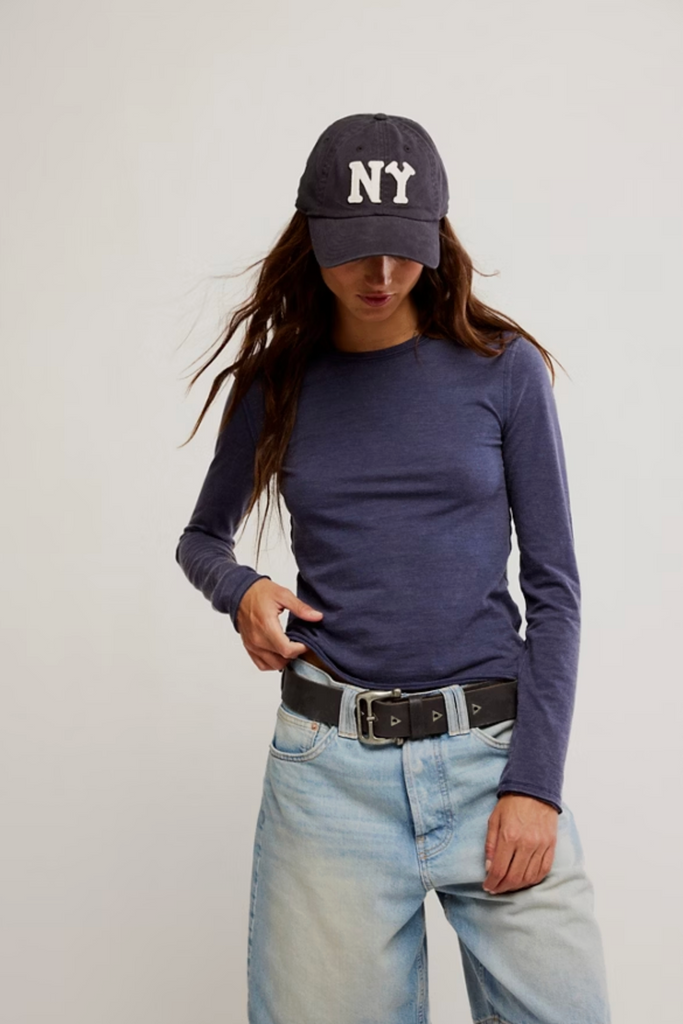 NOVA TEE LS / PEACOAT