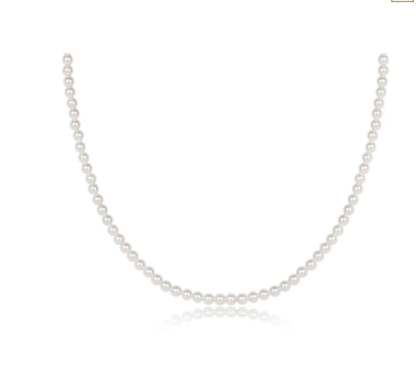 15" Choker Classic Pearl 3mm Bead