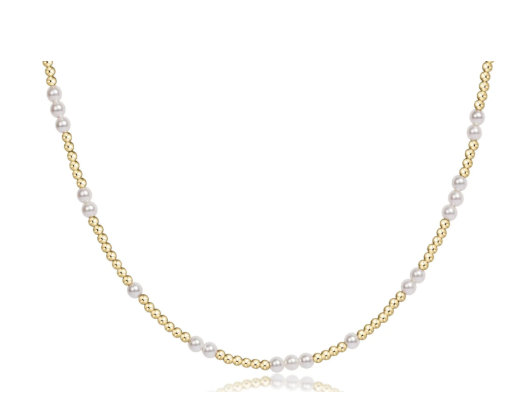 15" Choker Hope Unwritten - 3mm Pearl