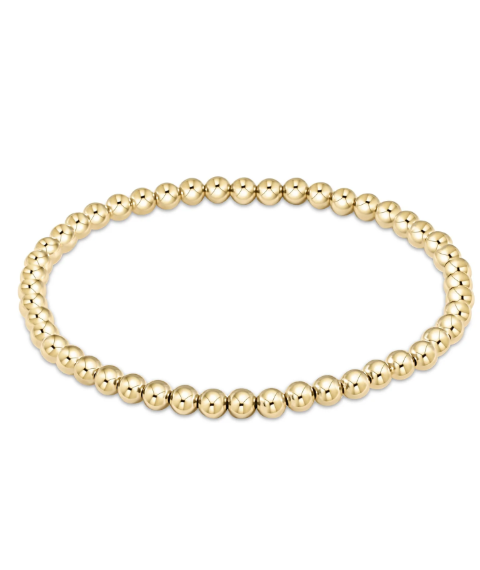 Classic Gold 4mm Bead Bracelet