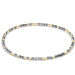 Hope Unwritten Bright Silver Faceted Hematite 2mm