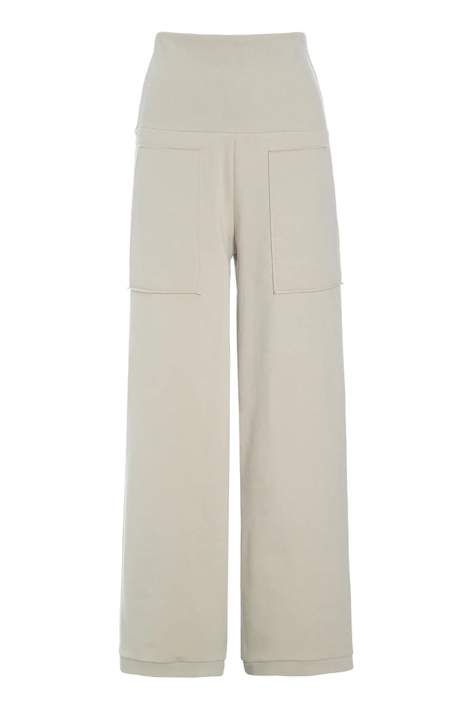 Tan Knit Sweater Pant Henriette Steffensen