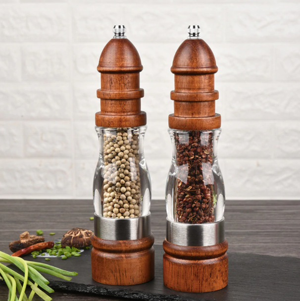 Wooden Salt and Pepper Grinder (1pcs)