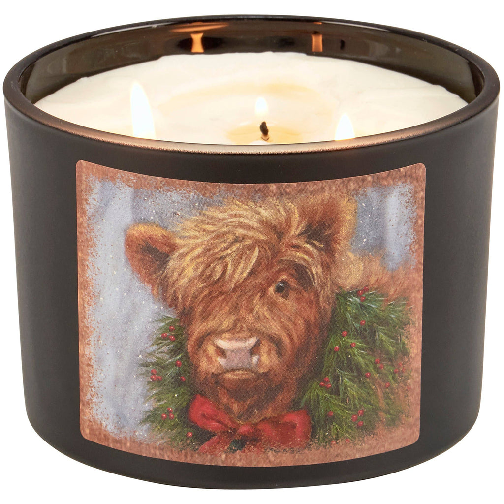 Christmas Highland Candle