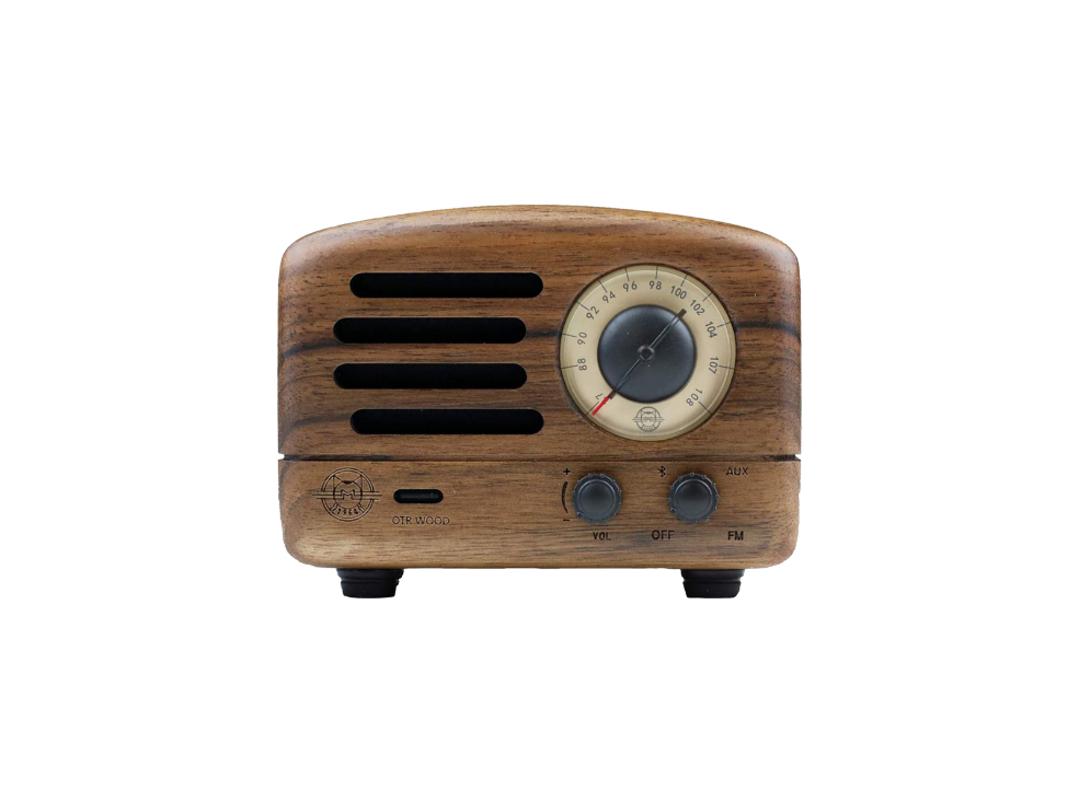 MUZEN OTR Wood and Utopia Retro Portable FM Radio Bluetooth