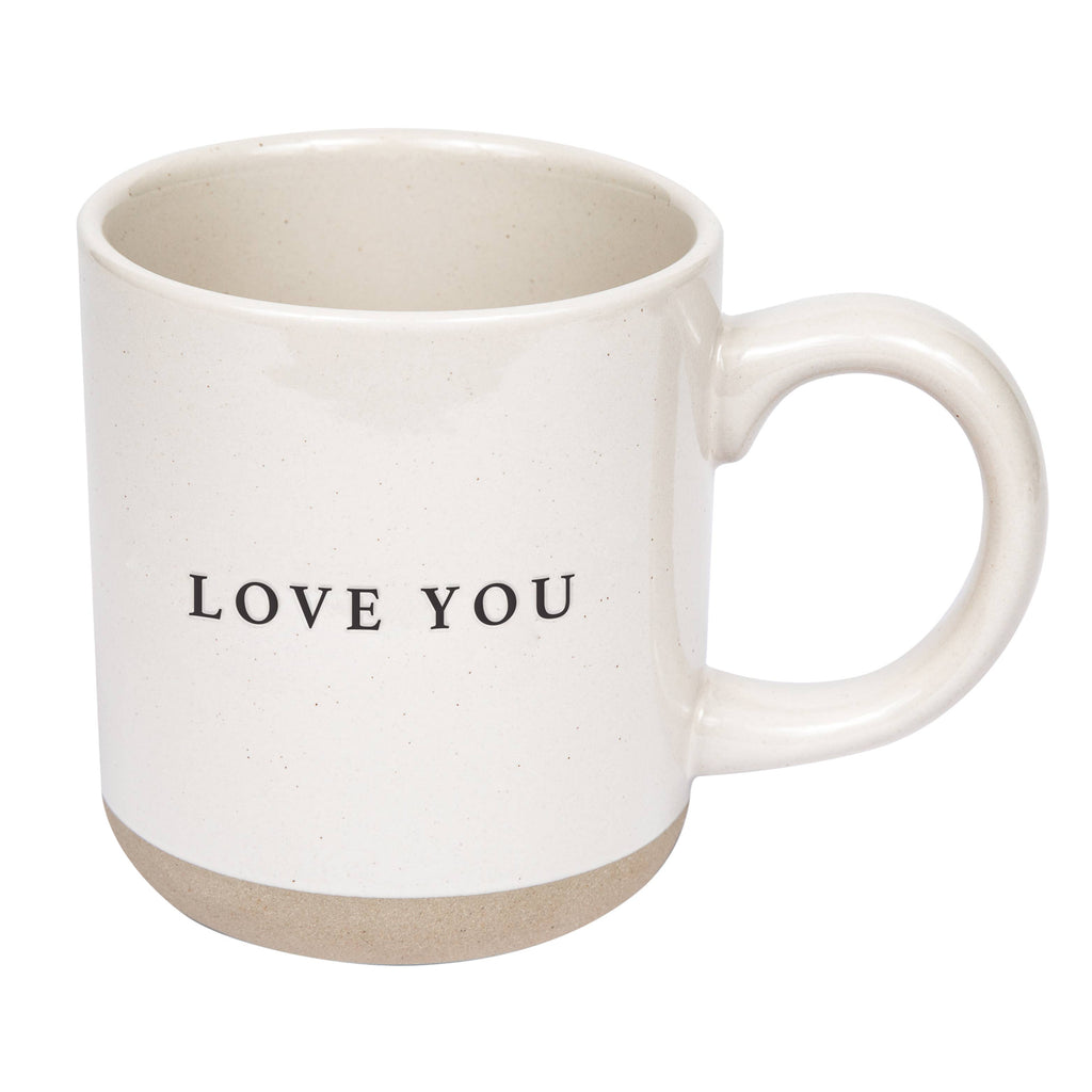 Love You Stoneware Coffee Mug - Gifts & Home Decor