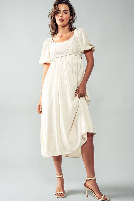 TIMELESS ROMANTIC MIDI DRESS