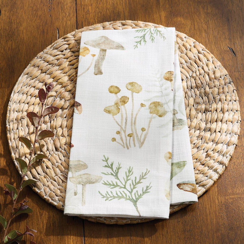 Wild Mushrooms Dishtowel