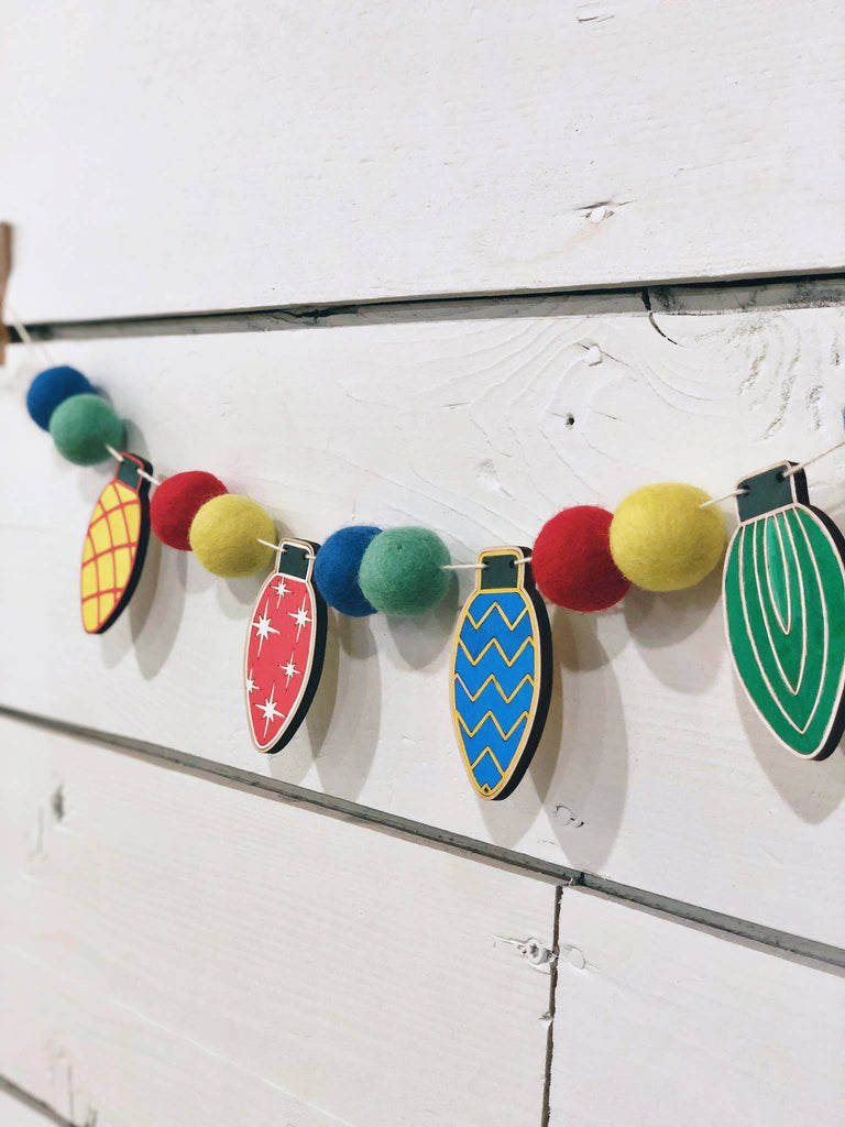 DIY Craft Kit - Retro Lights Garland