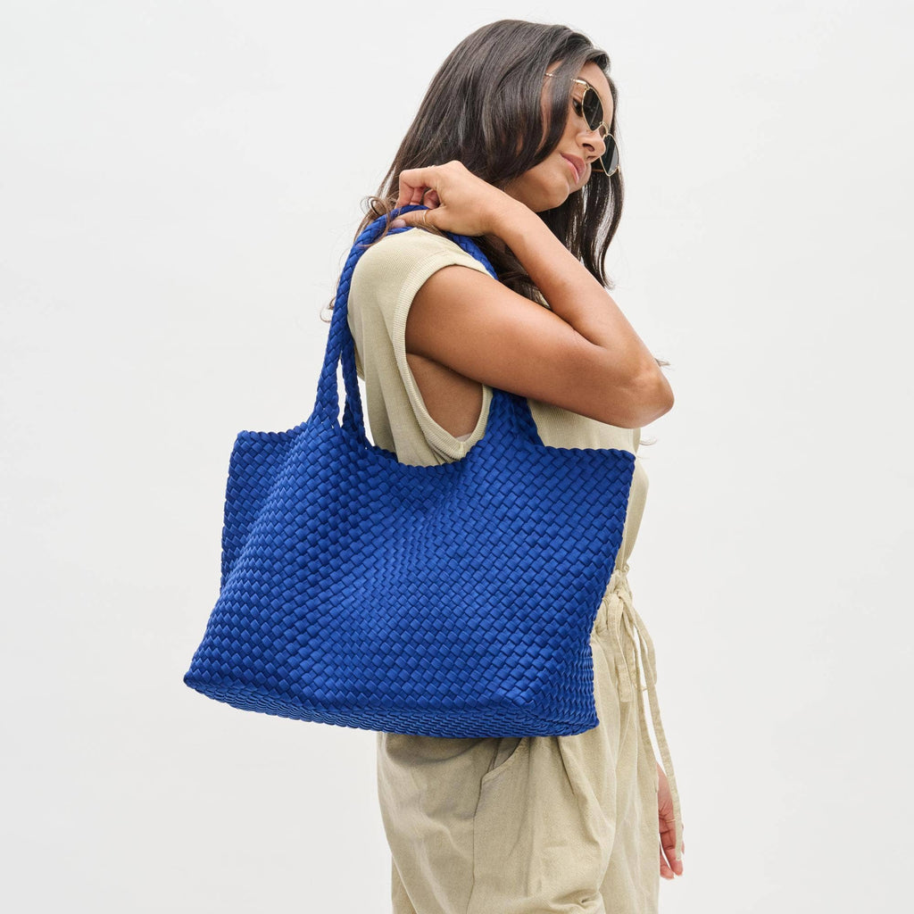 Sky's The Limit - Large Woven Neoprene Tote