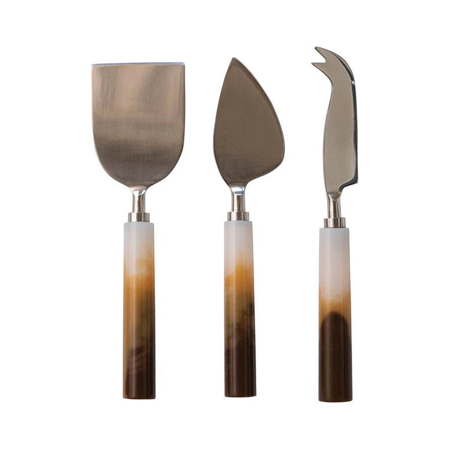 Stainless Steel & Resin Cheese Knives (sold individually)