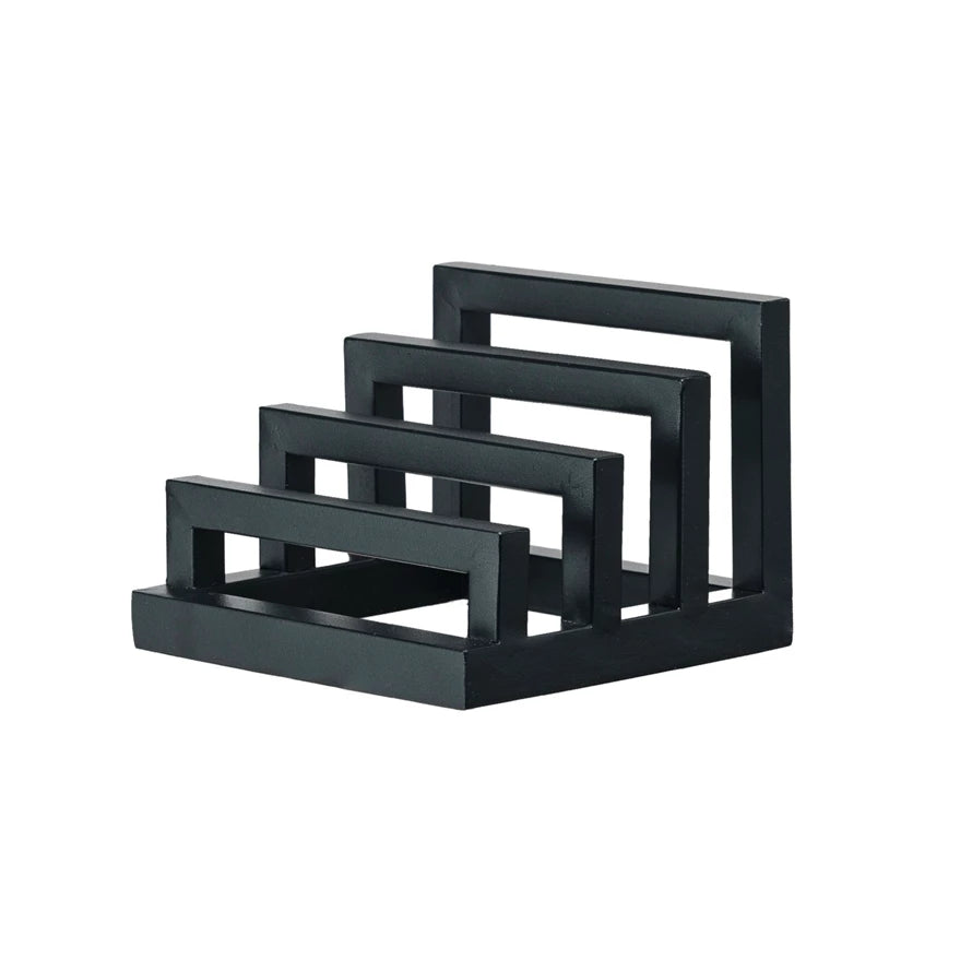 Metal Stand w/ 3 Sections, Black