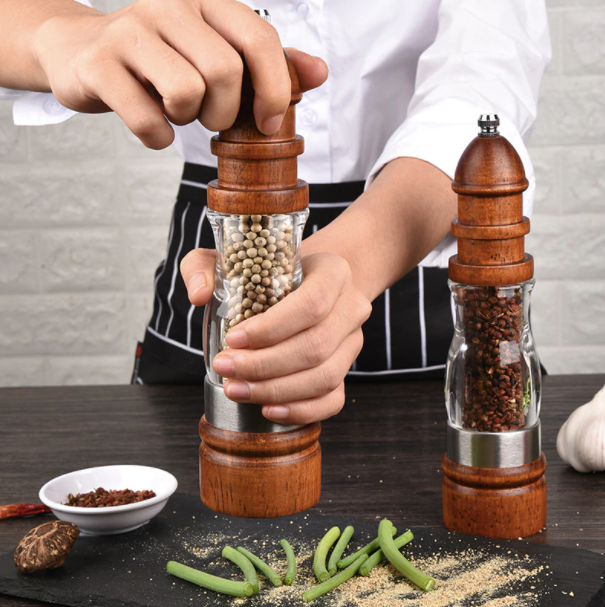 Wooden Salt and Pepper Grinder (1pcs)