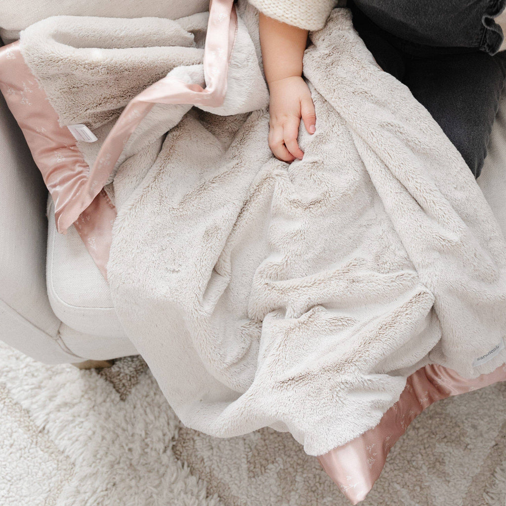 SATIN BORDER RECEIVING BLANKETS