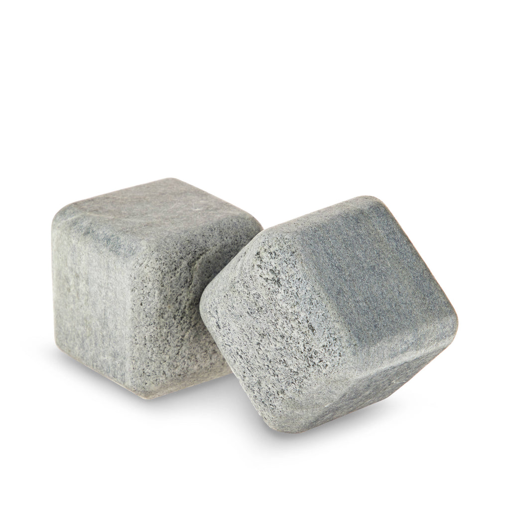 Glacier Rocks® Large Soapstone Whiskey Cubes - Set of 2