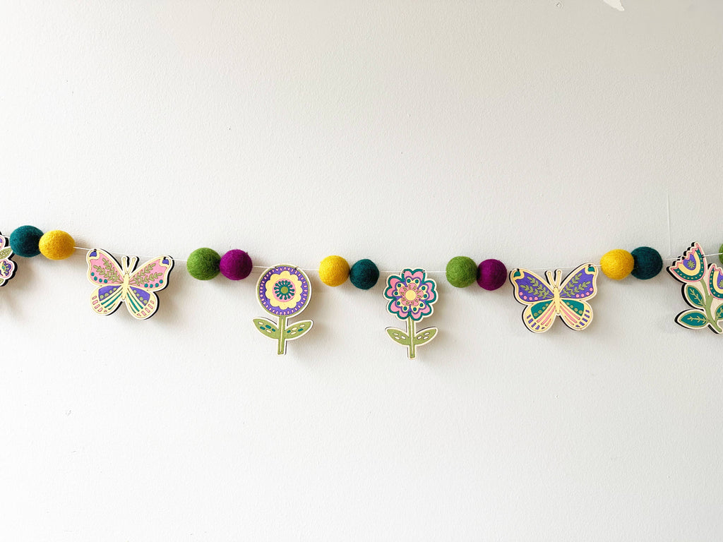 DIY Craft Kit - Folksy Flower Garland