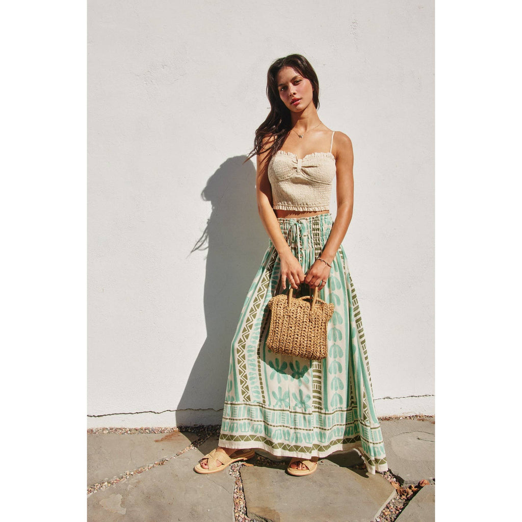 My Little Smocked Sweetheart Crop Top