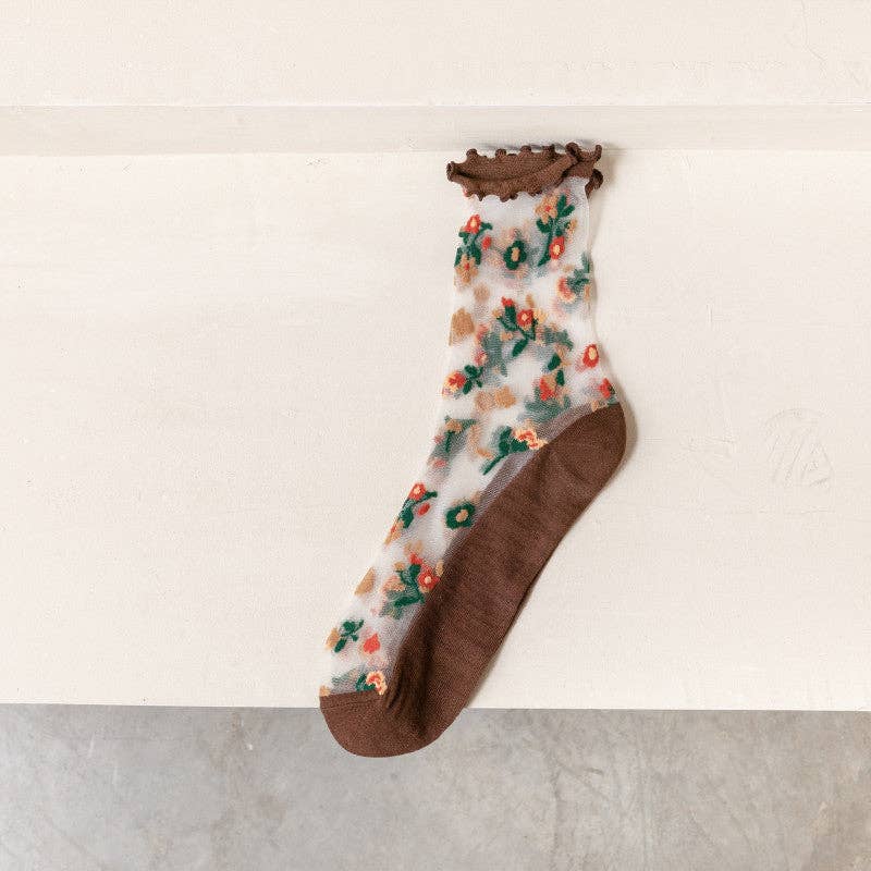 Rufia - Floral Pattern Summer Socks