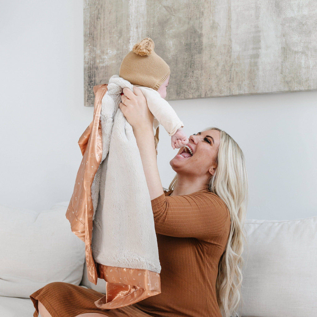 SATIN BORDER RECEIVING BLANKETS