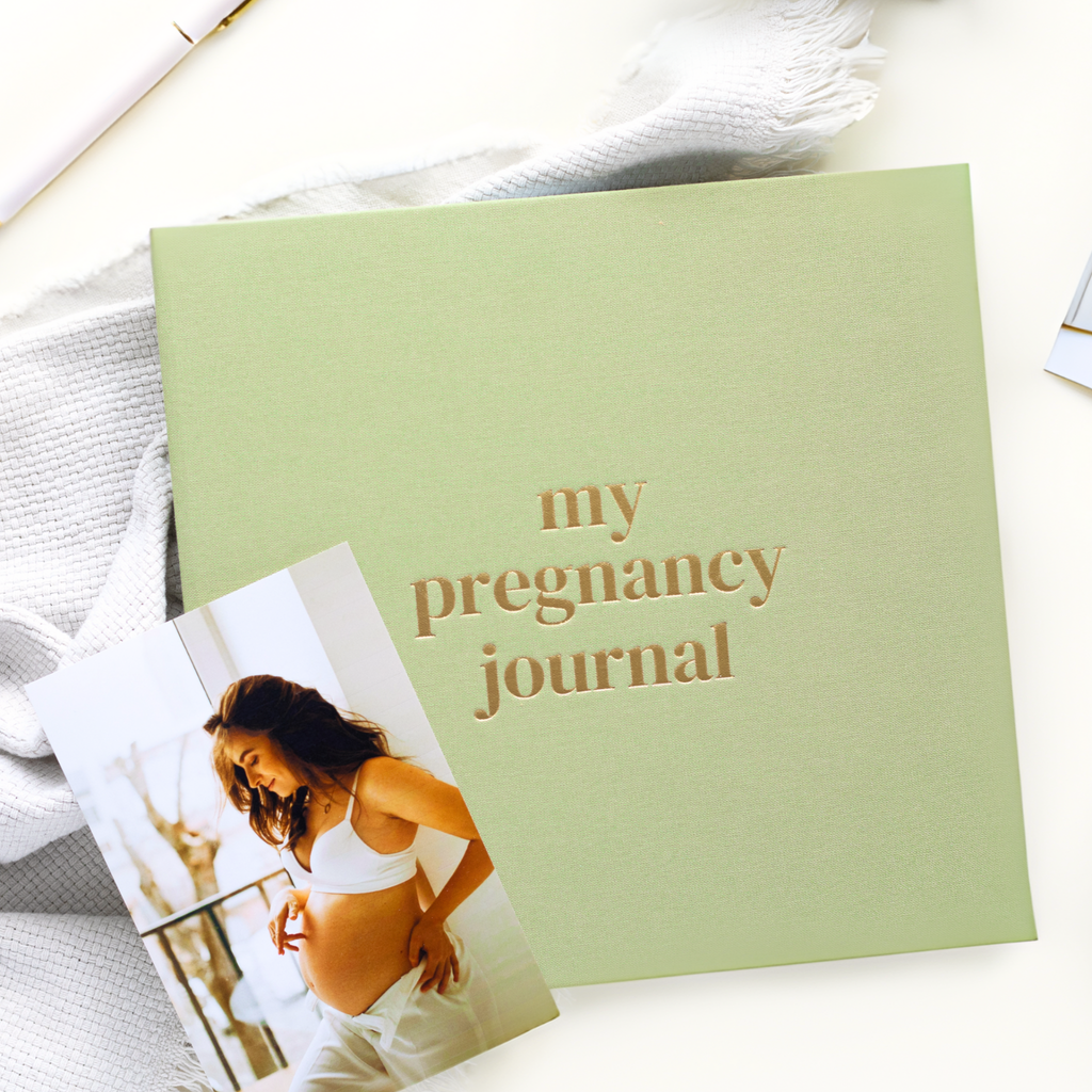 Premium Linen Pregnancy Journal