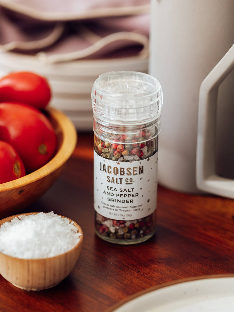 Sea Salt And Pepper Holiday Grinder