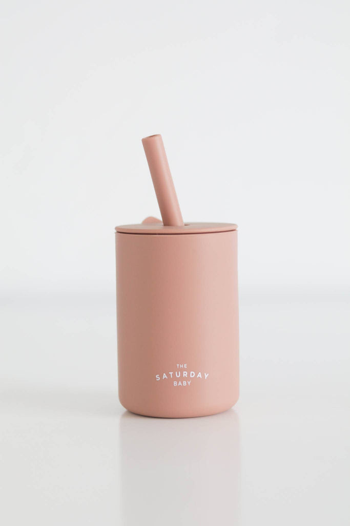 The Saturday Baby Silicone Straw Cup