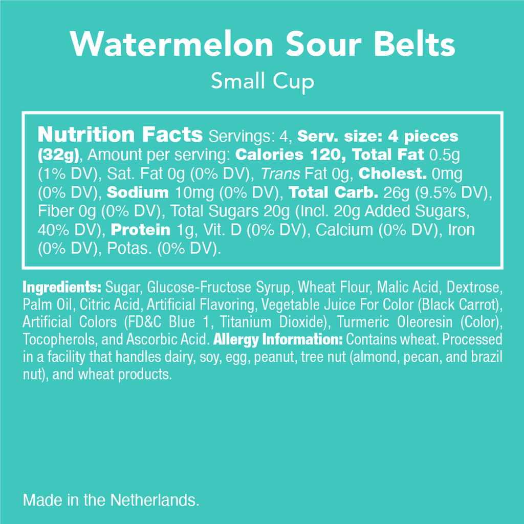 Watermelon Sour Belt Candy