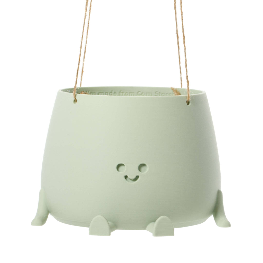 ECO-ELEGANCE: THE SUSTAINABLE HANGING HAPPY POT - Sage