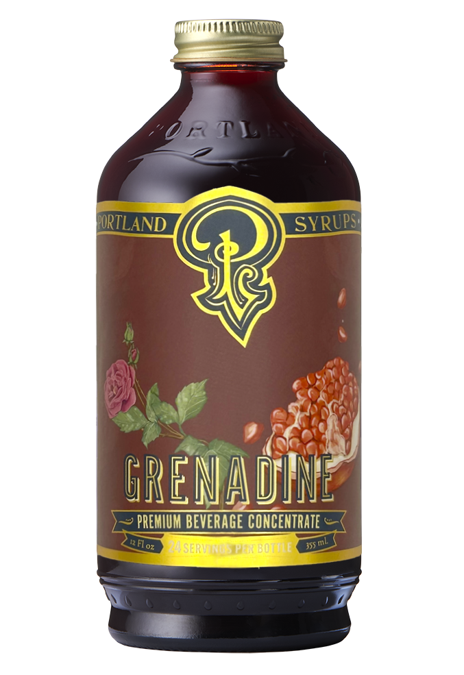 Grenadine Syrup 12oz - cocktail / mocktail beverage mixer