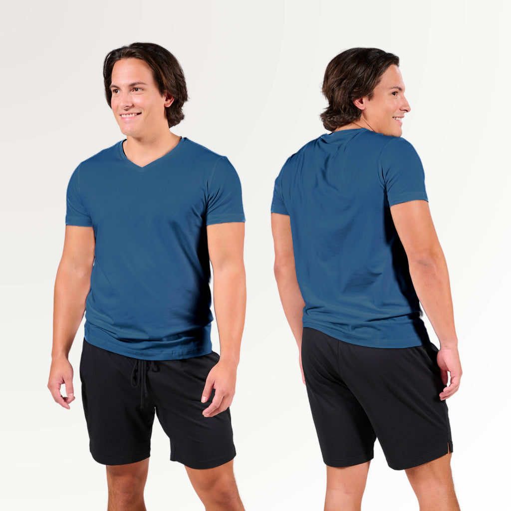 Men's Faceplant Bamboo Basic V Neck tee