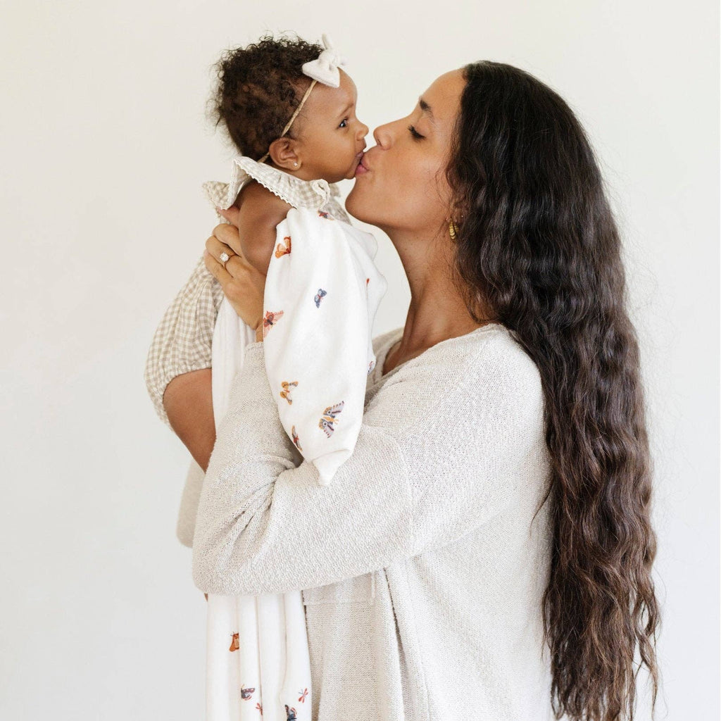 stars MINKY STRETCH LUXE SWADDLE/BLANKET: Stars