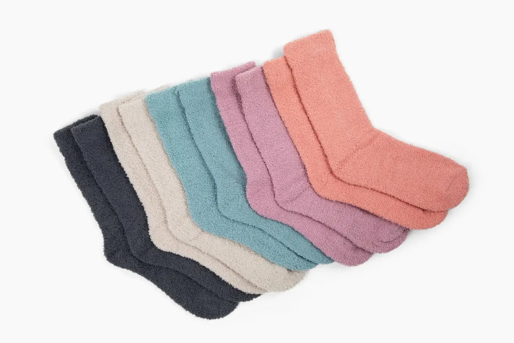 Cozy Cloud Socks - Stone Blue - Warm & Soft - Winter Gift