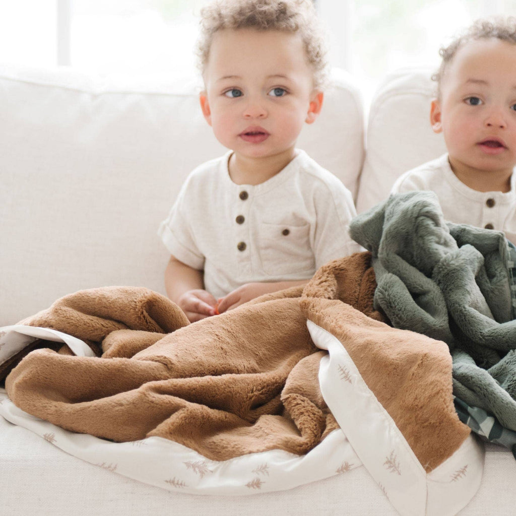 SATIN BORDER RECEIVING BLANKETS