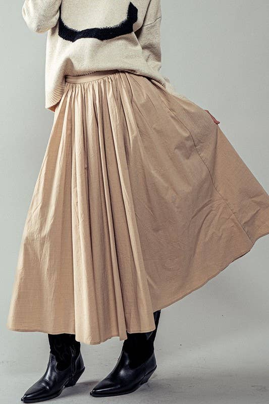 Evelyn Pocket Midi Skirt