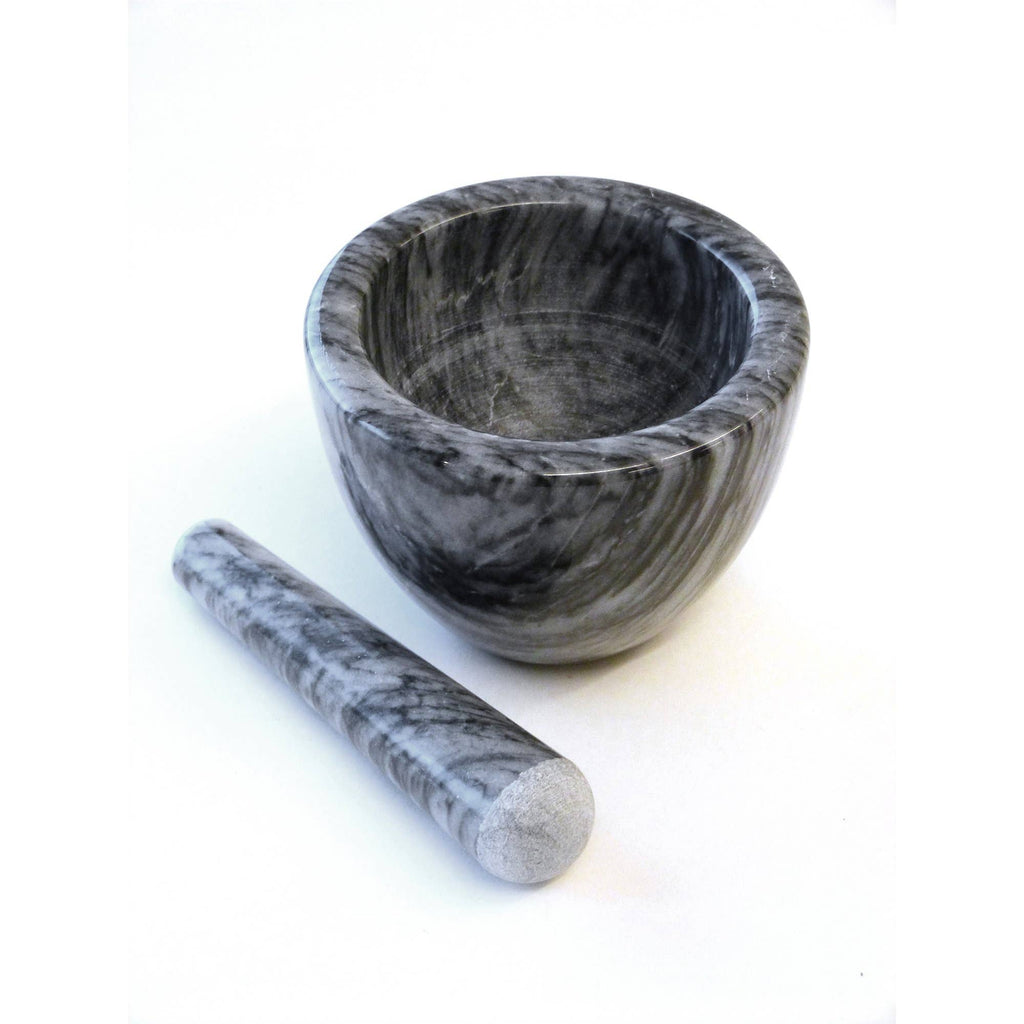 Marble Mortar & Pestle - Gray