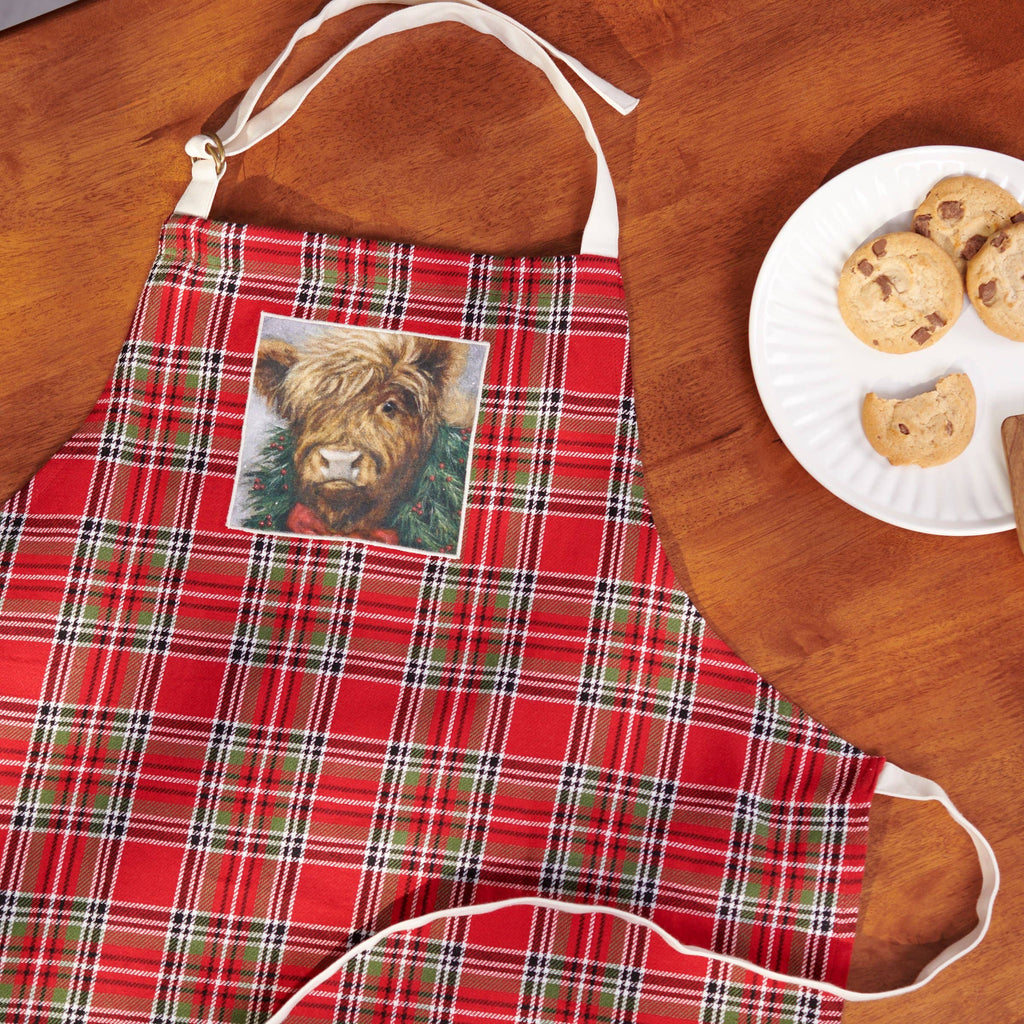 Christmas Highland Apron