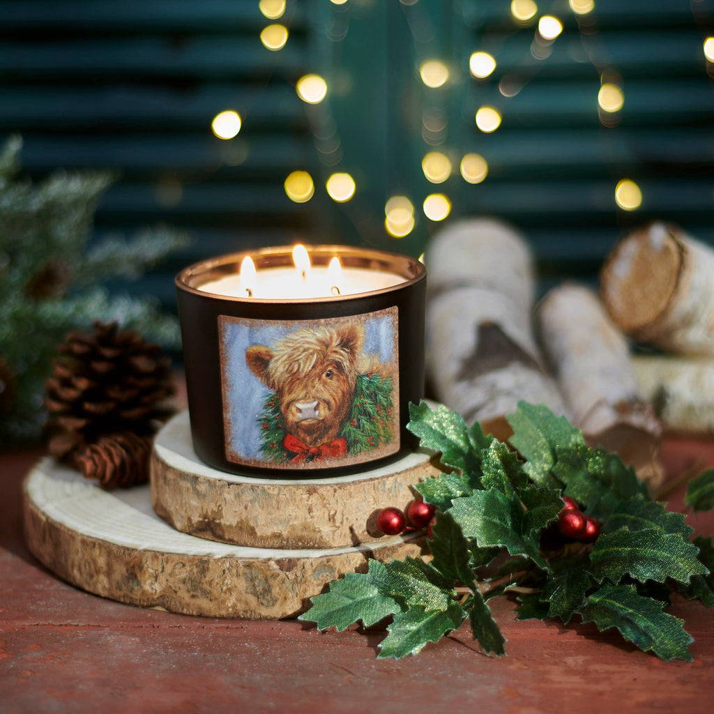 Christmas Highland Candle