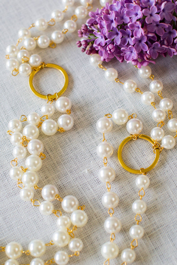 Double Strand Pearl Necklace