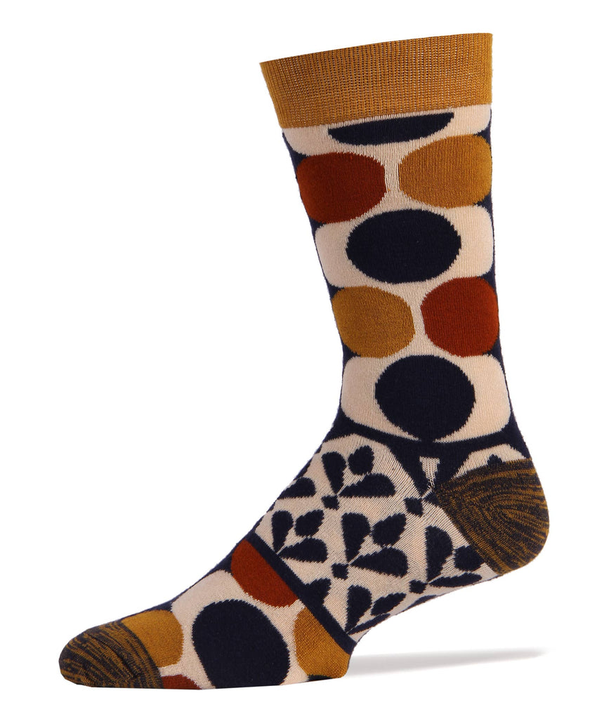 Cosmic Sounds | Men's Bamboo Crew Funny Socks