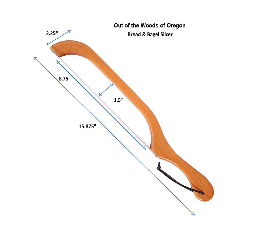 Bread & Bagel Slicer - Natural Alder Finish